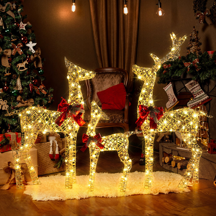 The Holiday Aisle 3 piece Large Lighted Christmas Decorations